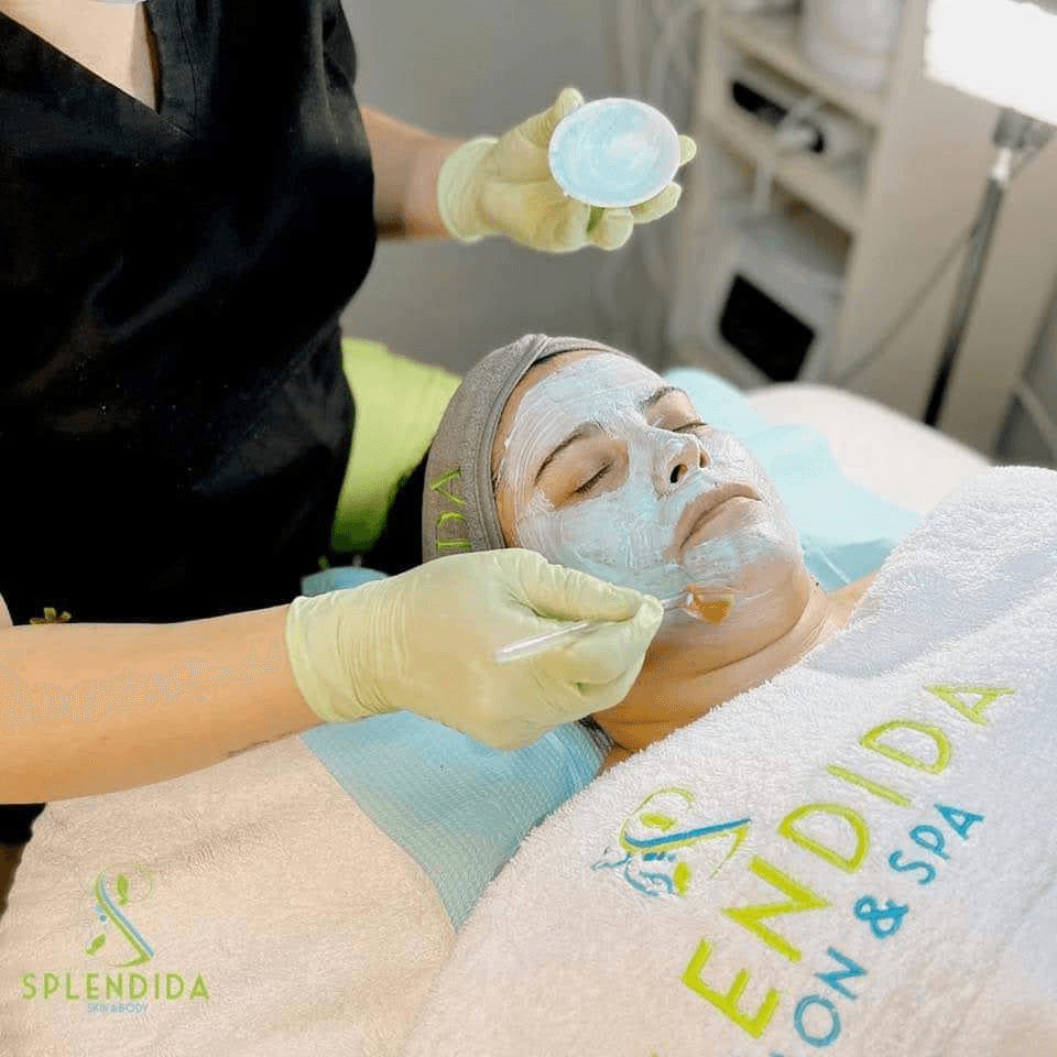 Luxury facial treatment